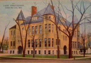 Union Street School Fond du Lac 1910 postcard